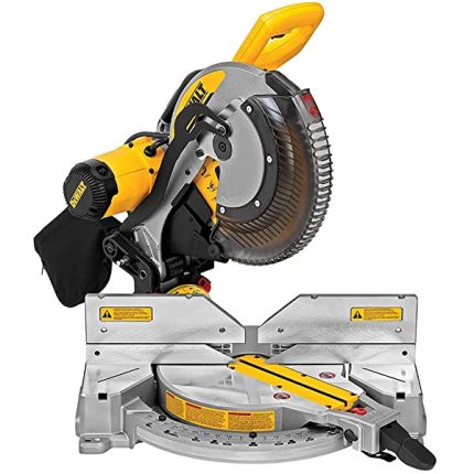 DEWALT 12-Inch Miter Saw, 15-Amp, Single Bevel, Compound (DWS715) 12" Single Bevel Miter Saw