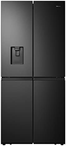 Hisense RQ560N4WBF Freestanding Cross Door Fridge Freezer. Black