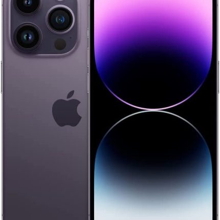 Apple iPhone 14 Pro, 256GB, Deep Purple - Unlocked (Renewed)