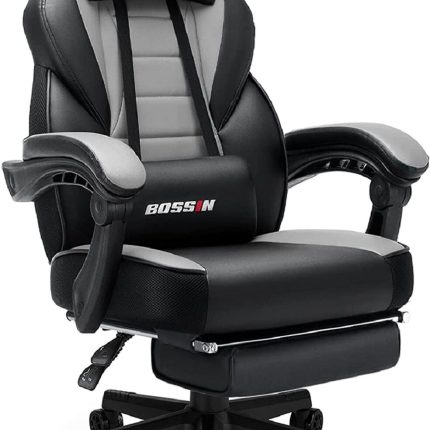 【Furniture】Racing Style Large Size High-Back PU Leather Gaming Chair