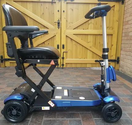 Monarch SOLAX Elf + Automatic Folding Mobile Scooter-Blue