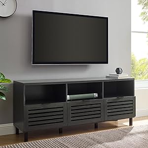 entertainment tv center media console wood tv stand modern walker edison living room tv stand
