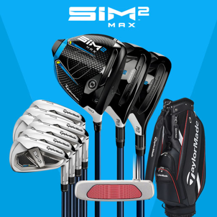 TaylorMade's new golf clubs, male SIM2 MAX series golf full set of clubs