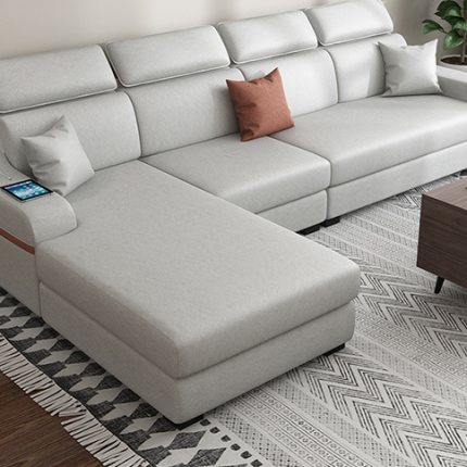 HONBAY Reversible Modular Sofa Sofa L-shaped Sofa