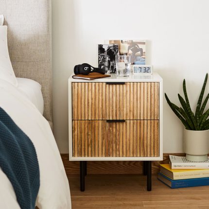 【Furniture】Quinn Closed 2-Drawer Nightstand (21" )