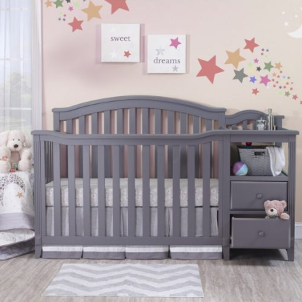 4-in-1 Convertible Crib and Changer