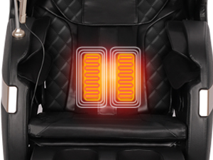 lower back heating. Black